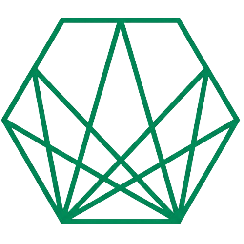 CannaSource premium cannabis company logo - geometric diamond design representing quality and precision